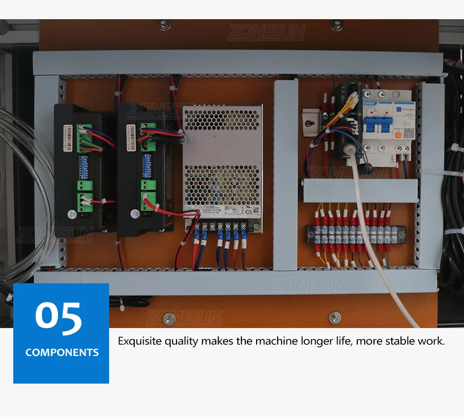ZONESUN ZS-TB805B Labeling Machine for Hexagon Square Round Bottle