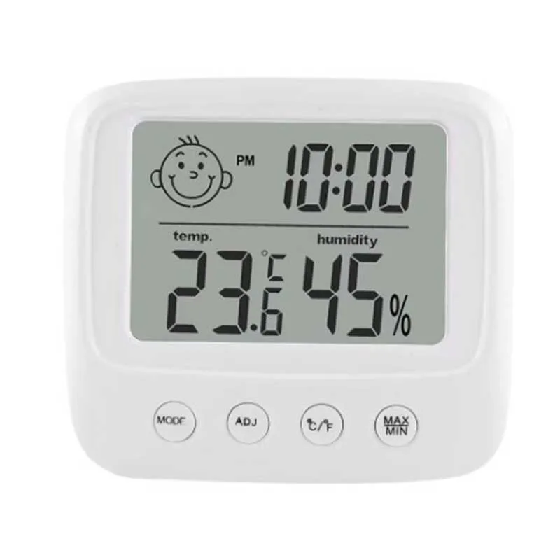 LCD Digital Temperature Baby Room Humidity Meter Home Indoor Electronic Hygrometer Thermometer Weather Station 1pc