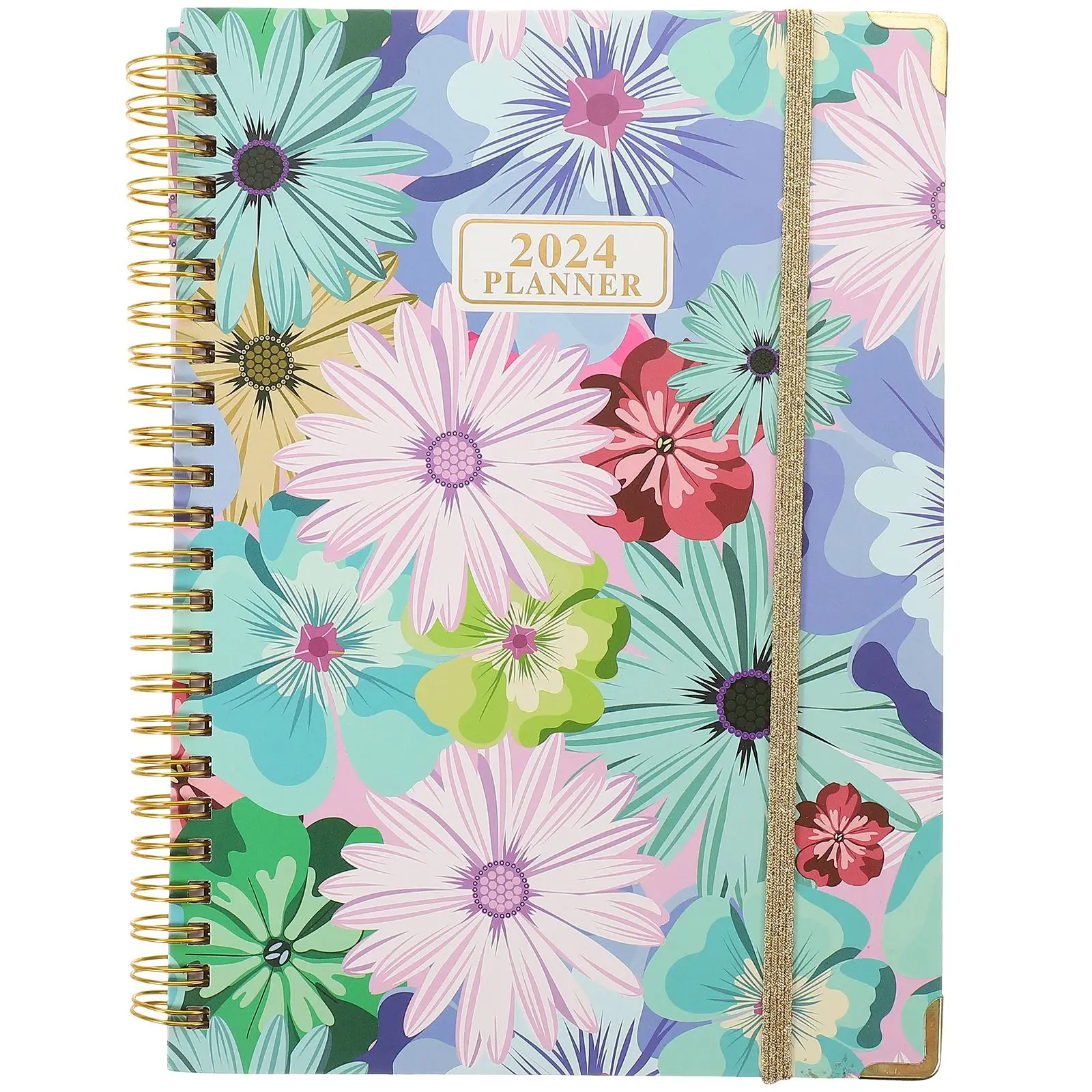 Planner Notebook Schedule 2024 Notepad Spiral Binding Notepad Academic Planner Writing Notepad For School Stationery Office