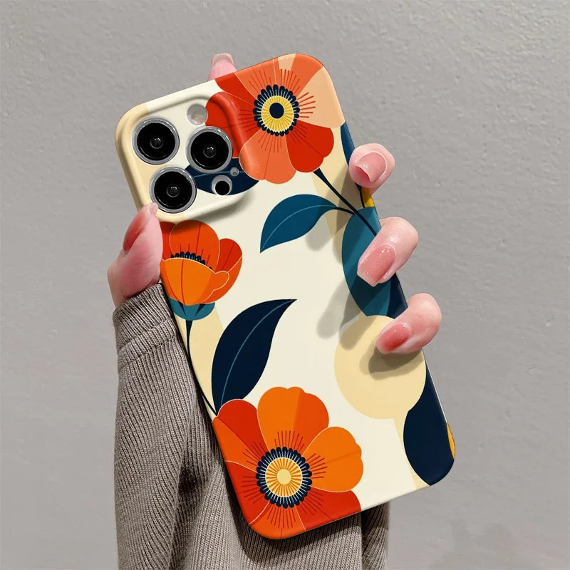Elegant Floral Shockproof Hard Case - Premium Bumper Back Phone Cover