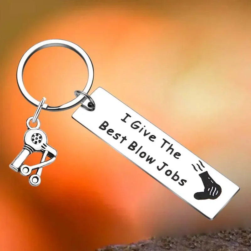 

Hot Hair Stylist Gift Key Chain Ring Hairdresser Gift keychains pendant Cosmetology Graduate Gift