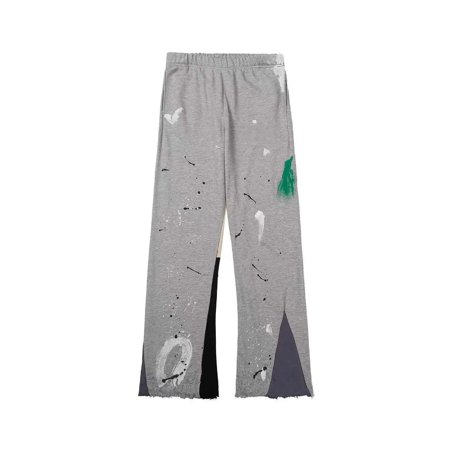 Men's sweatpants from a fashion brand are classic style splashed with graffiti, letter print, and loose slacks 2