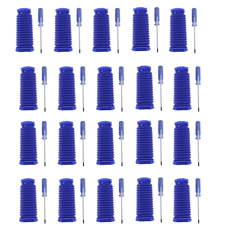 

20X Для Dyson V6 V7 V8 V10 V11 мягкий Бархатный синий всасывающий шланг для домашней уборки аксессуары для пылесоса