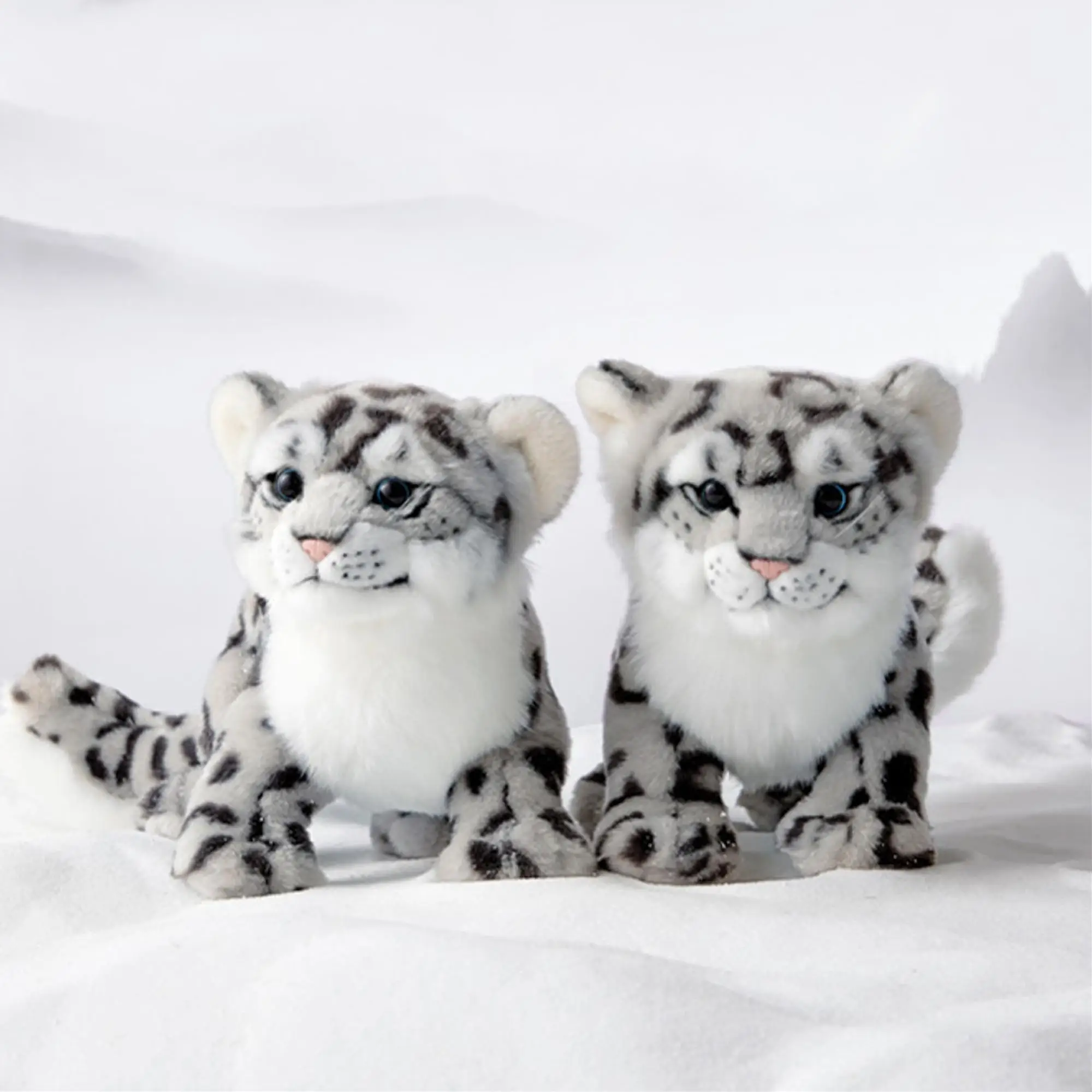 leopardo delle nevi cucciolo - 7 Peluche realistico leopardo delle nevi, simpatico leopardo delle nevi peluche giocattoli bambola, peluche morbido peluche peluche, Design originale _ - AliExpress Mobile