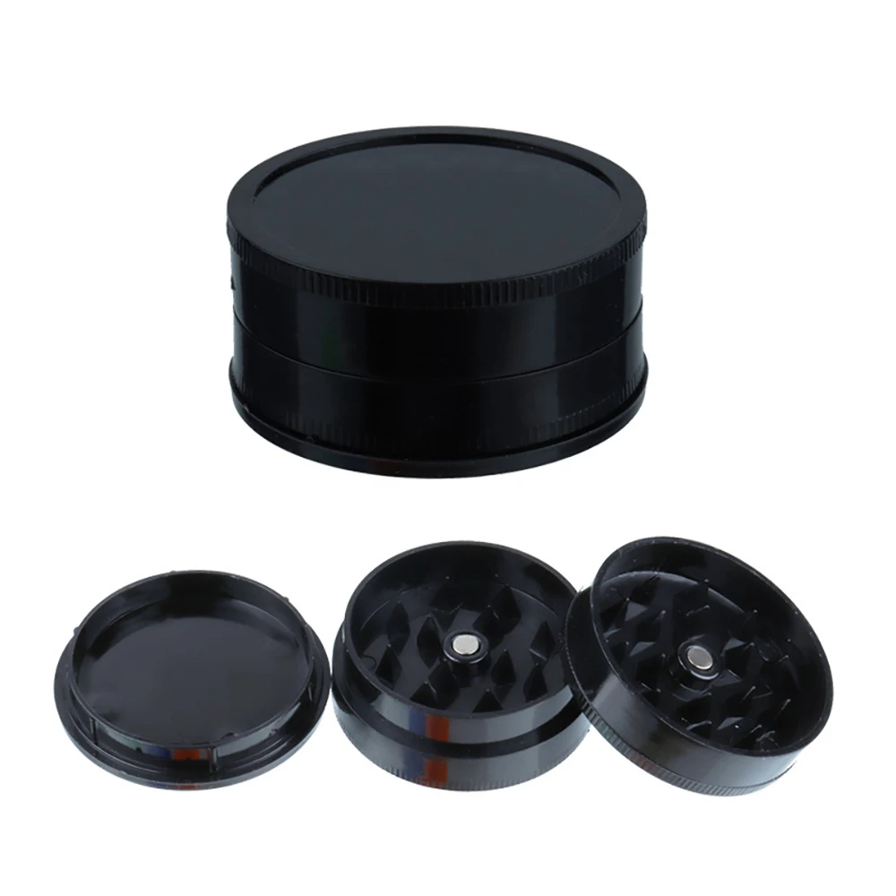 1/2/5Pcs 60mm 3 Layer Round Shape  Herb Grinder Tobacco Shredder Spice Mill Crusher Plastic Tobacco Grinder Smoking Accessories 3