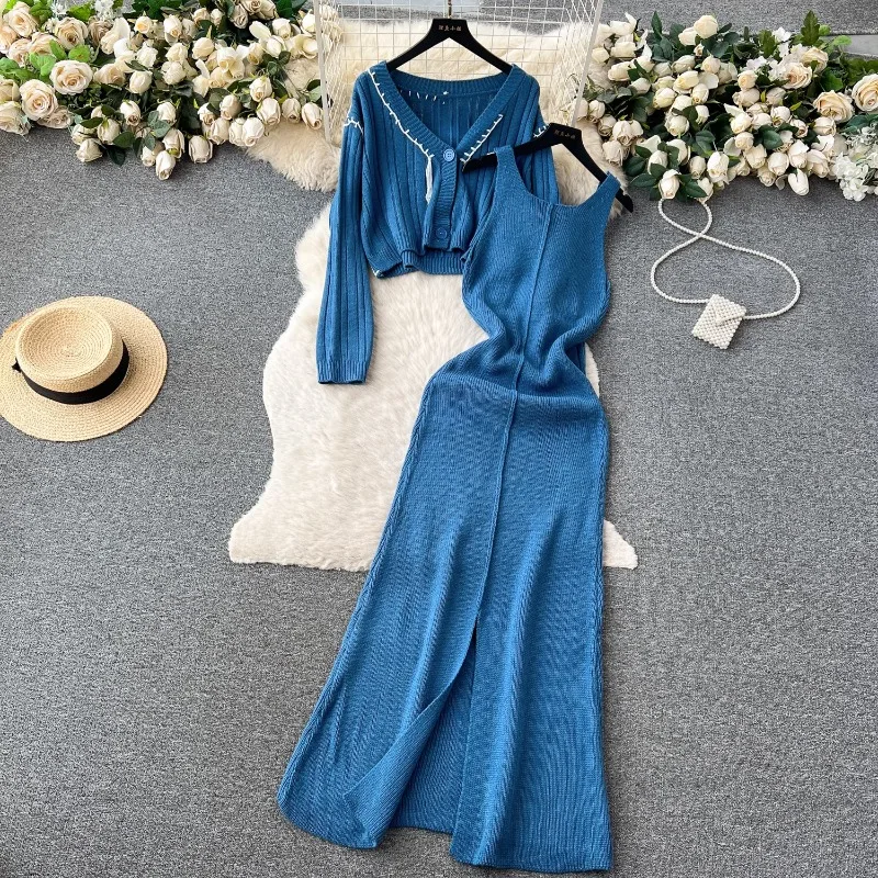 

Casual Fashion Women Sexy Holiday A Line Club Vestidos All Match Black Harajuku Trendy Sets Two Pieces Vintage Popular Dresses