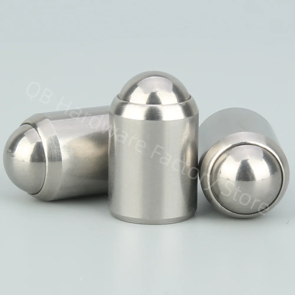Stainless Steel Ball Lock Pins Precision Positioning Beads Smooth Body Stainless Steel/Brass Plunger Push Fit Ball Spring Ball Plungers