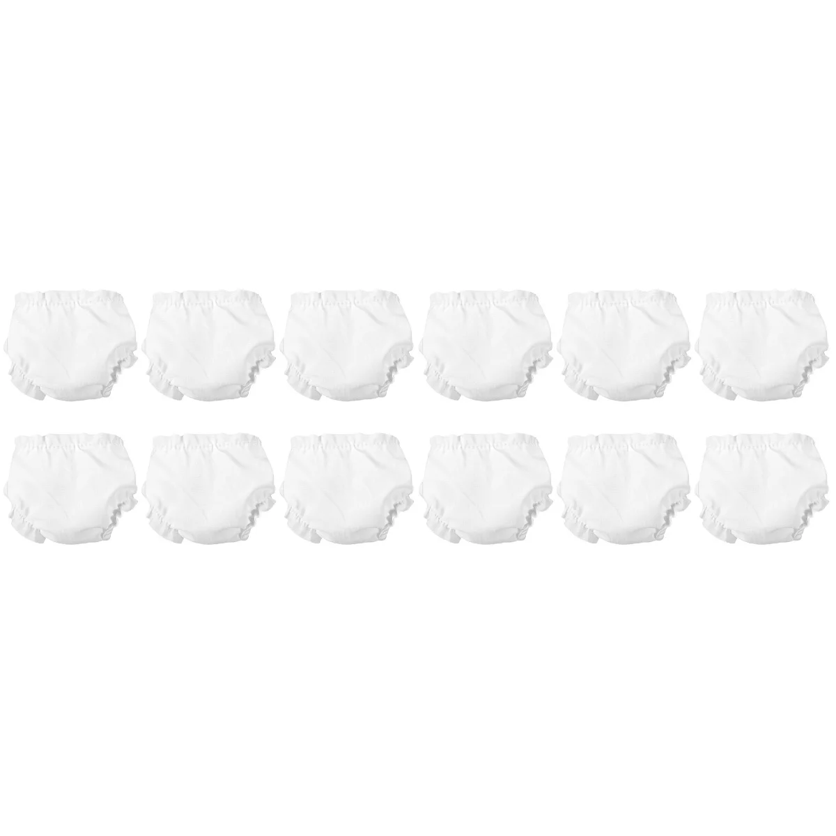

12 Pcs Panties Baby Underpants Accessories for Dolls Diaper Reusable Cloth