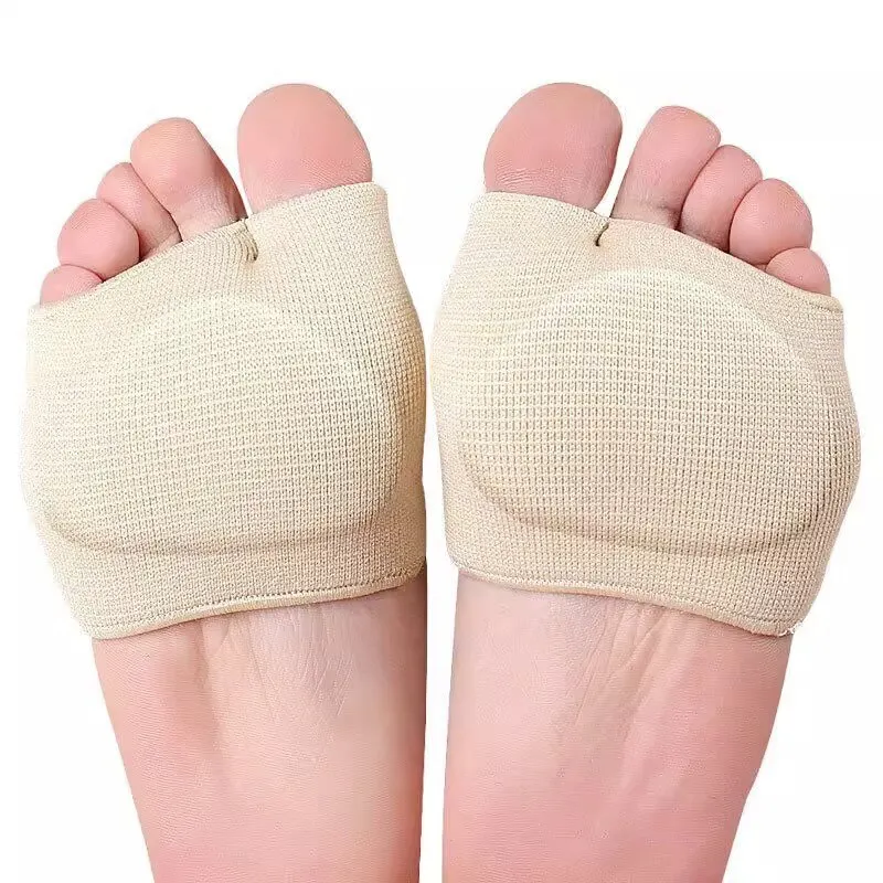 1pc Metatarsal sleeve Toe Bunion Sole Forefoot Gel Pads Cushion Half Sock Supports Foot Care Tool