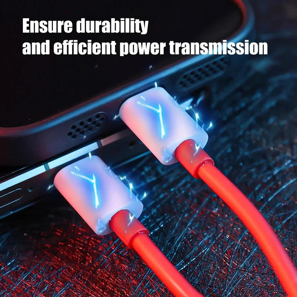 PD 65W USB C to USB C 케이블 6A 고속 충전 휴대폰 충전기 데이터 케이블 (원플러스 에이스 12 11 10T 9 8T 7T 타입 C 퀵차지 케이블)