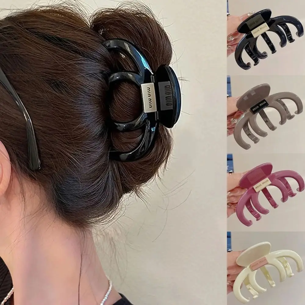 

Large Hollow Women Hair Claw Clip Hair Accessories Bath Clip Hair Claw Crab Barrette Headwear Ponytail Holder Clip Women Girls