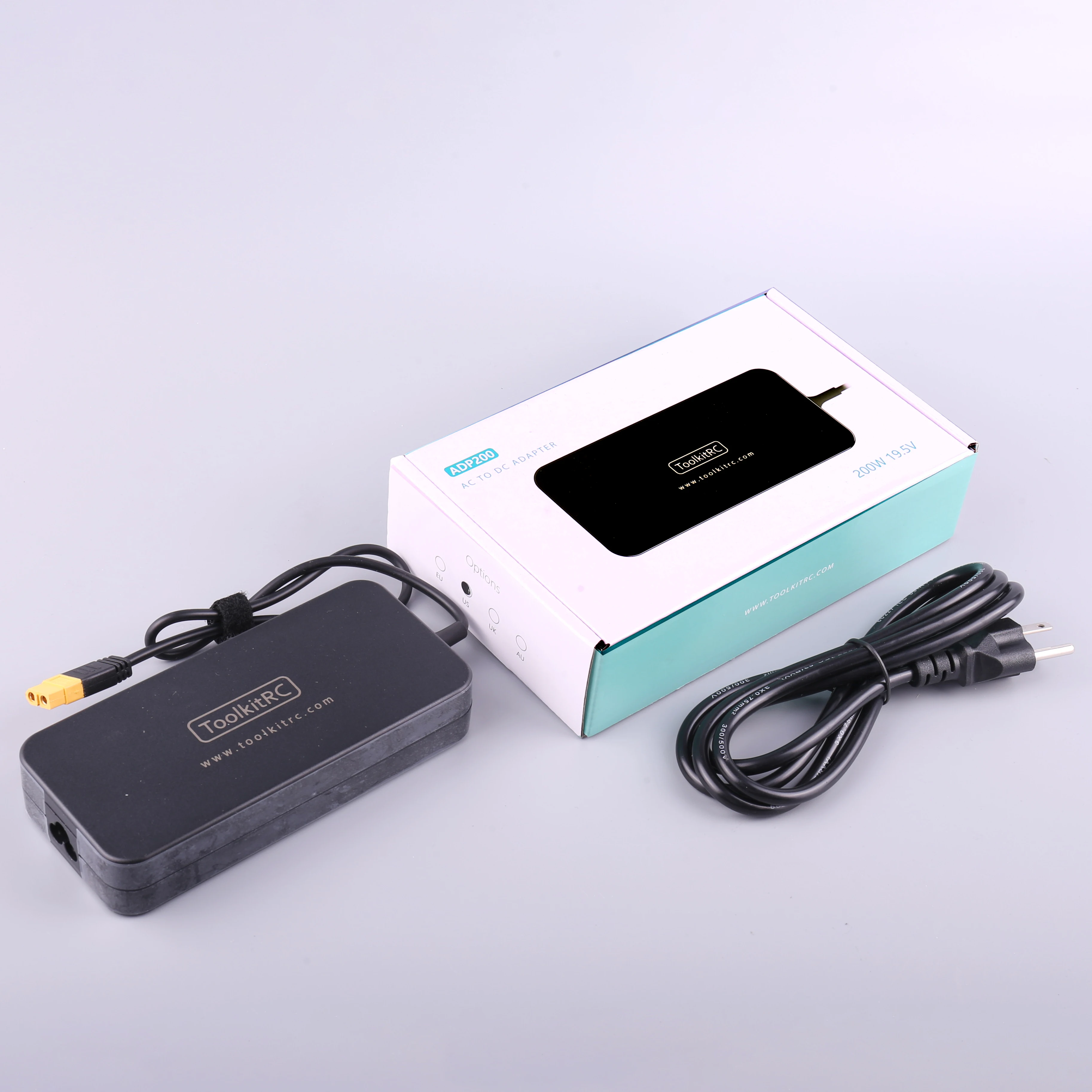 ToolkitRC ADP200 200W Power Supply Charger Adapter 19.5V 10.3A XT60 Interface Compatible with ISDT Q6 T6 T8 M6 M9 thumbnail 2