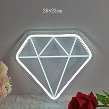  Led Neon Sign Crown Decorations Holiday Party Wedding Decoration Room Night Light Home Wall Bar Baby Girls Friends Birthday Gift 