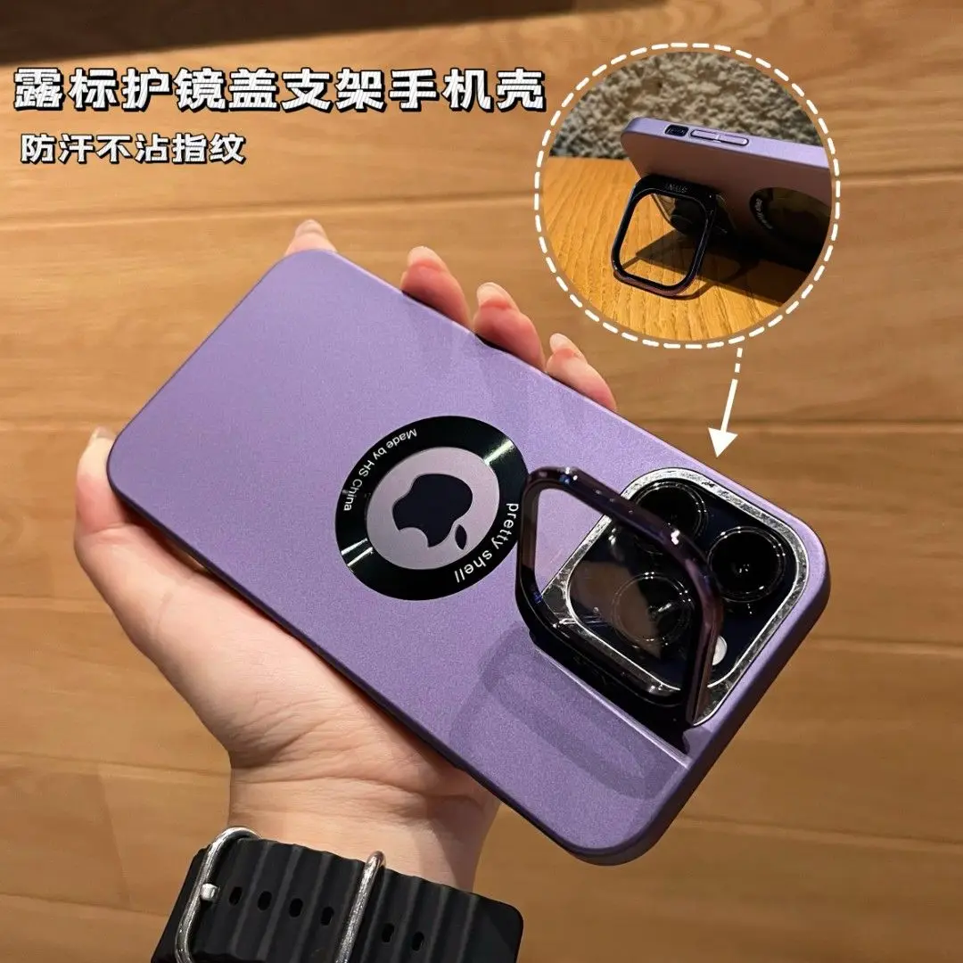 

Матовый поликарбонатный зеркальный защитный чехол для iPhone 14promax, тонкий корпус для телефона с 13 большими отверстиями, металлическая рамка для линз, жесткий 15promax 14promax 13promax 12