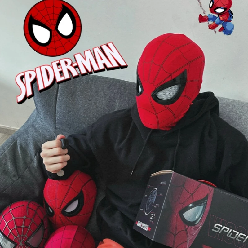Spider-Man:No Way Home Spider Man Mask Luxury Pvc Mask Cosplay Mask Mode Decoration Mask Model Gift Toy Birthday Friend Gifts