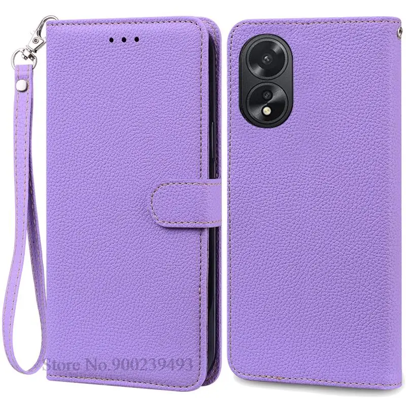 Leather Flip Wallet Phone Case with Silicone Cover - Elegant Design