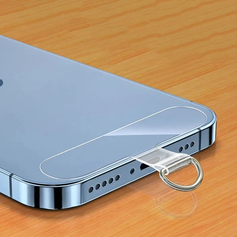 Detachable Universal Transparent Lanyard TPU Patch Anti-Loss Cell Phone Hanging Rope Card Gasket Phone Suspension Strap Tie Pad