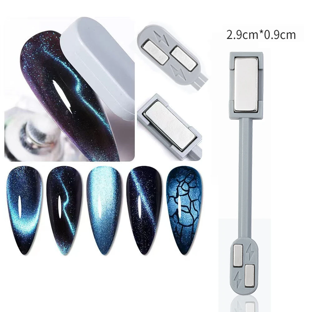 Katze Magnets tift 9d Effekt starke Platte für UV-Gel Linie Streifen Multifunktions-Katzenaugen Magnet platte Nail Art Tools Maniküre DIY