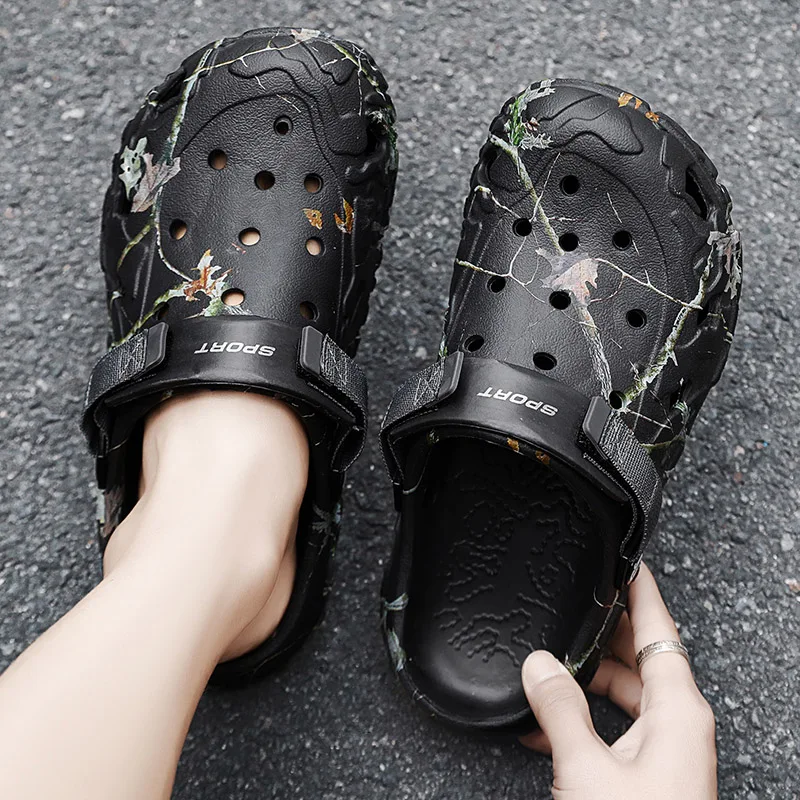 YRZL Sandals Mens Summer Shoes Wear Non-slip Wear-resistant Sandal Comfortable High Quality Beach Outdoor Slippers for Men
