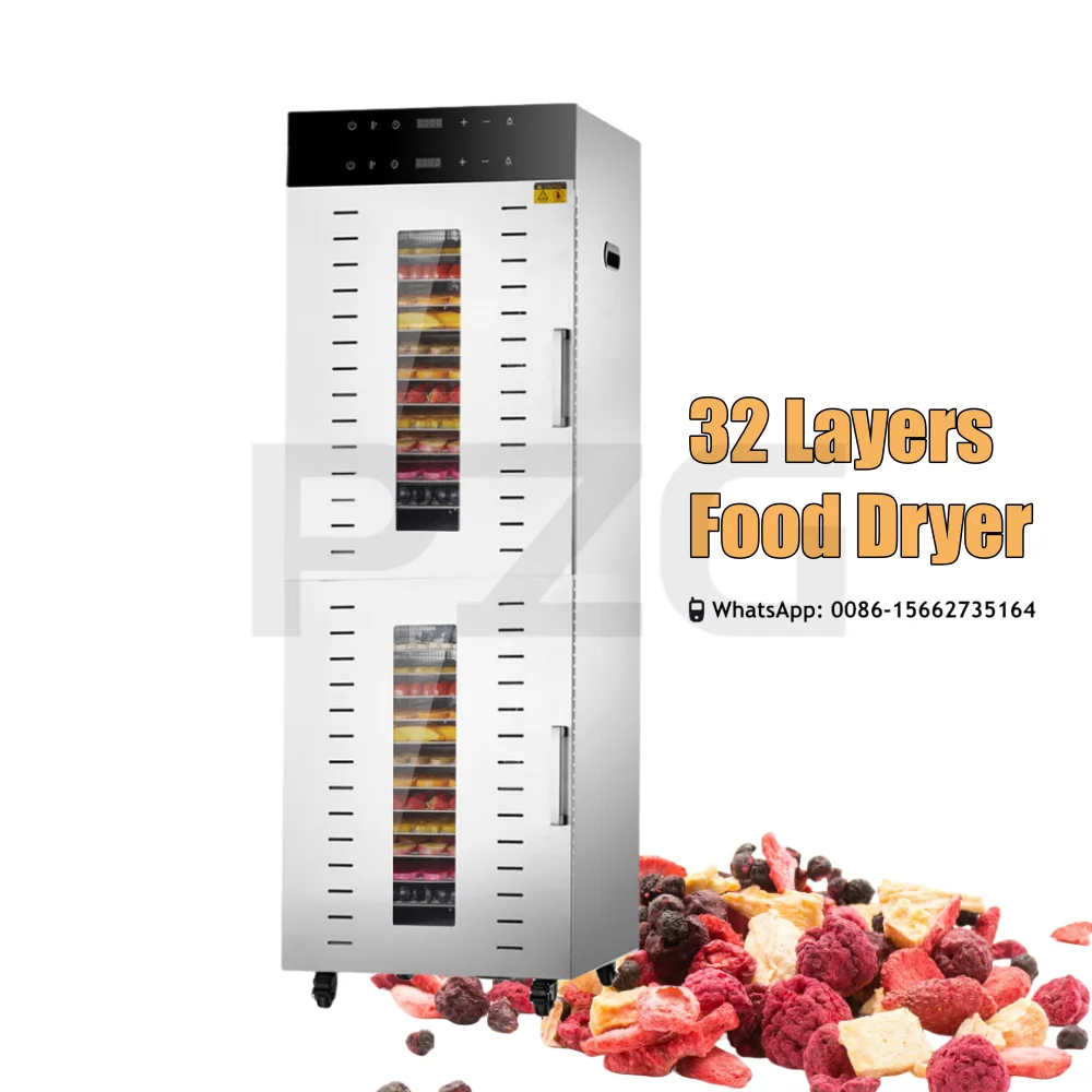 Commercial Different Trays Food Dehydrator Machine Fruit Vegetable Home Use Fish Meat Beef Orange Lemon Onion Cabinet Food Dryer