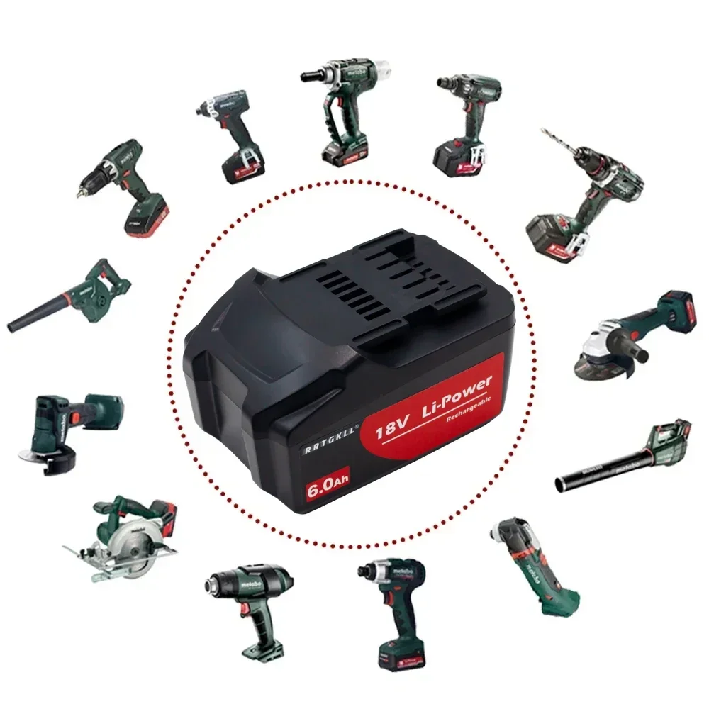 ใหม่ล่าสุดชาร์จ 18V แบตเตอรี่สําหรับ Metabo เครื่องมือไฟฟ้า