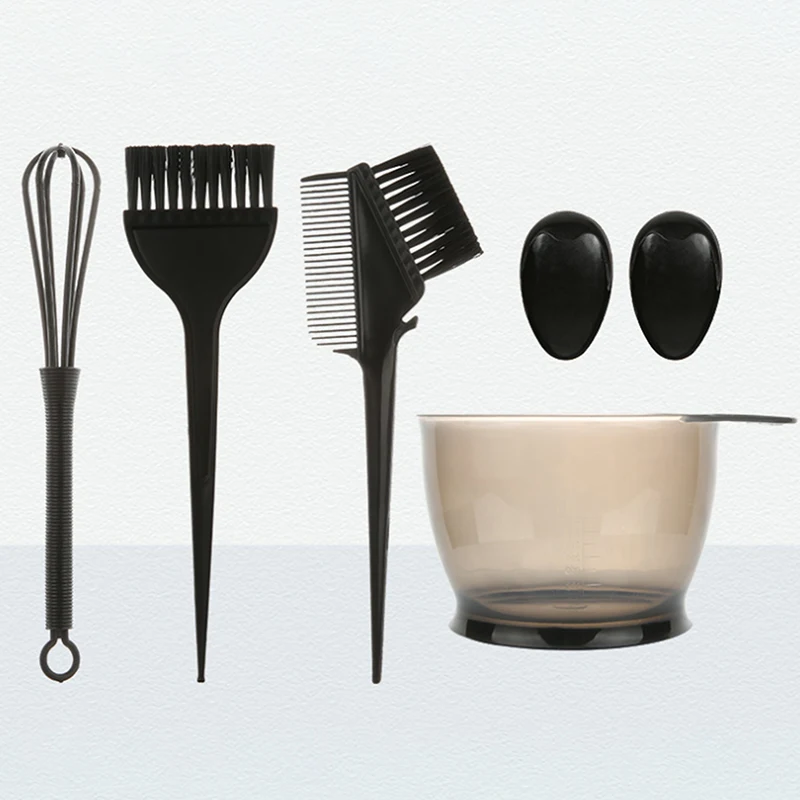 Haarverf Gereedschap Barbershop Home Kappersaccessoires Haarborstel Satijn Cap Toning Bowl Hair Stylist Kleuring Hair Tools