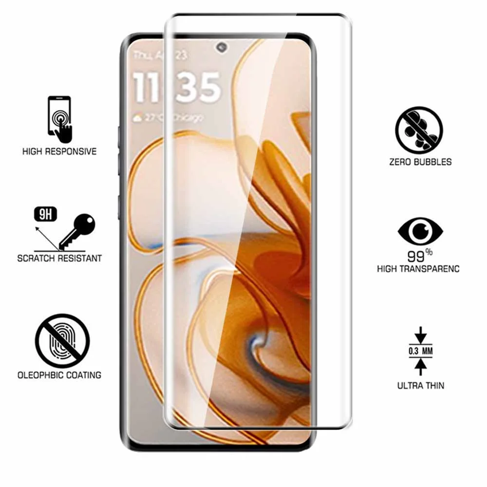 3D Curved Tempered Glass Screen Protector - Full Coverage Film