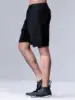 Men's Sports Quick-Drying Hiking Shorts Lightweight Athletic Workout Running Shorts For Gym, Basketball Training Black Shorts 4