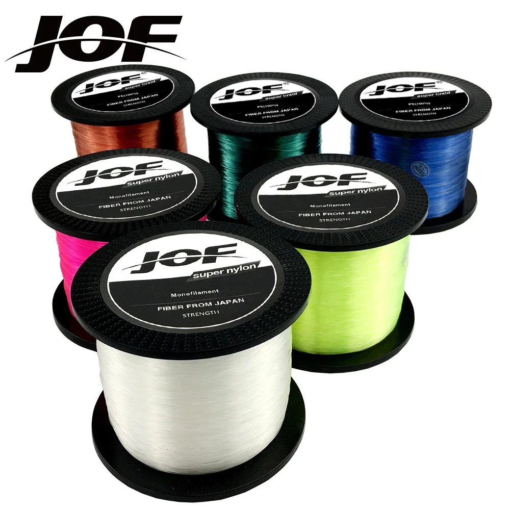 JOFFishingLineNylonMonofilament1000M500MSuperStrongSaltwater