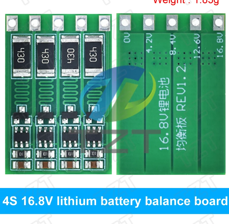 TZT 1/3 Stück 2S 3S 4S Balancer 8.4V 12.6V 16.8V 18650 Polymer Li-Ion Lithium-Akku Balancer BMS 100mA Ausgleichsstrom – Detail 9