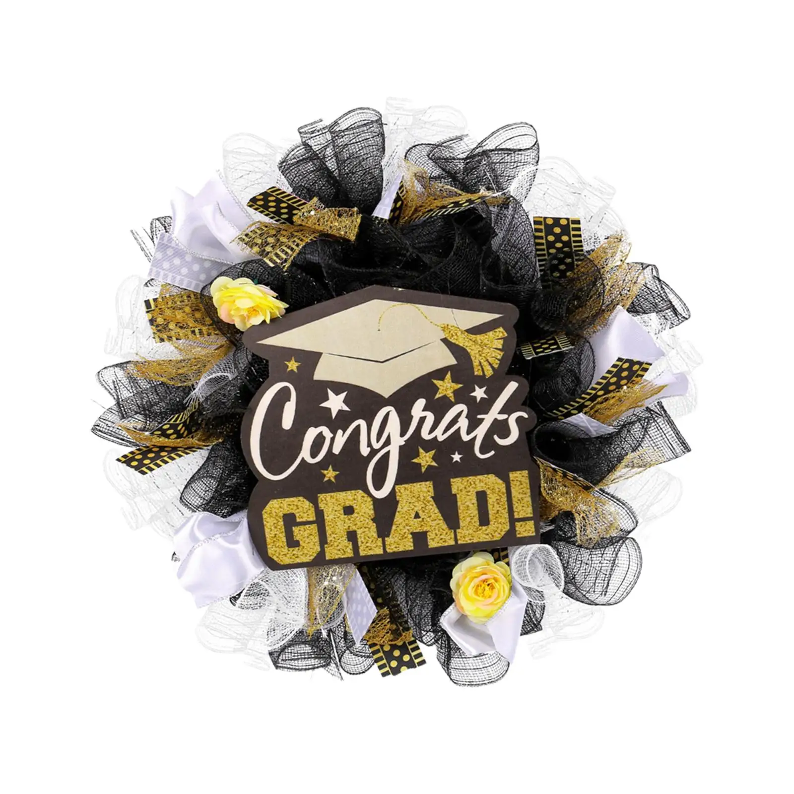 Graduation Wreath Graduation Party Decoration Elegant Graduation Door Wreath Home Front Door for Yard Indoor Decoration