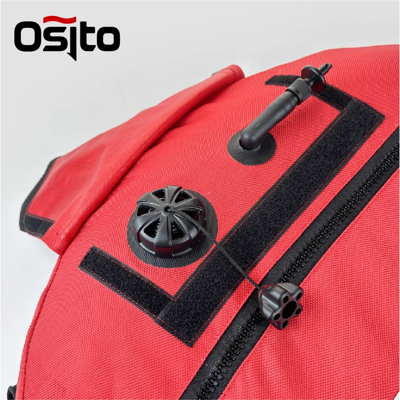 2 Layers Nylon TPU Freediving Buoy with Light Weight for Easy Travel Portable Rescue Diving Buoy