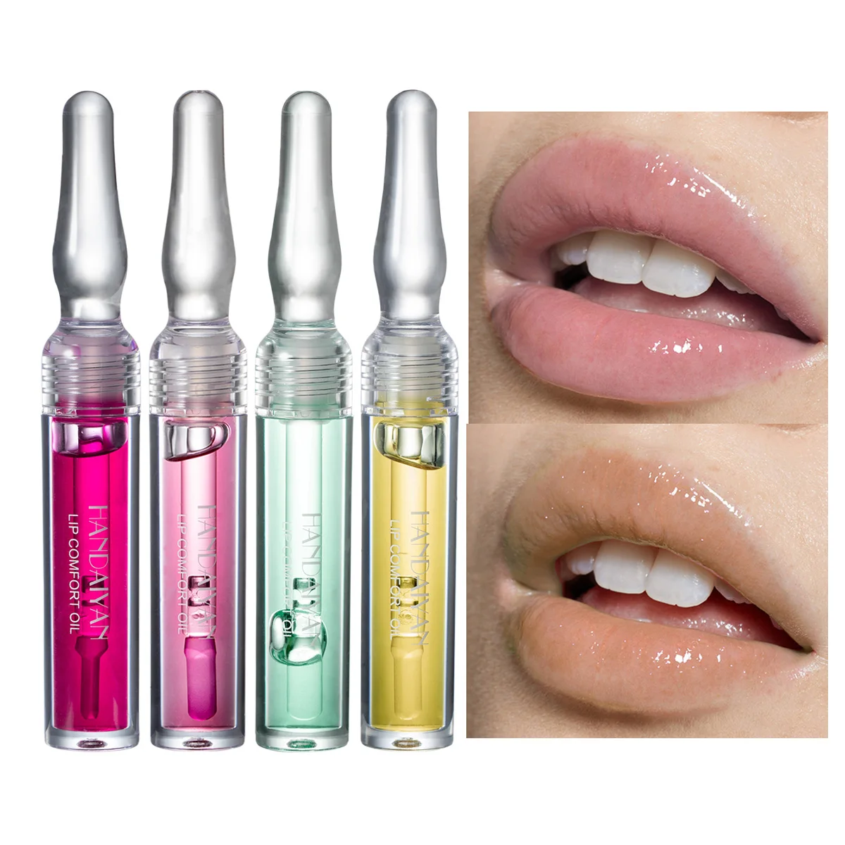 Transparent Crystal Jelly Lip Gloss Lip Plumper Comfort Oil Clear