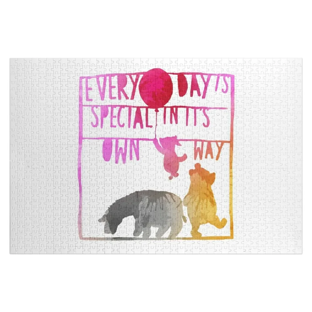 

Every day is special in its own way Inspired Silhouette Jigsaw Puzzle Customized Gifts For Kids Picture Puzzle