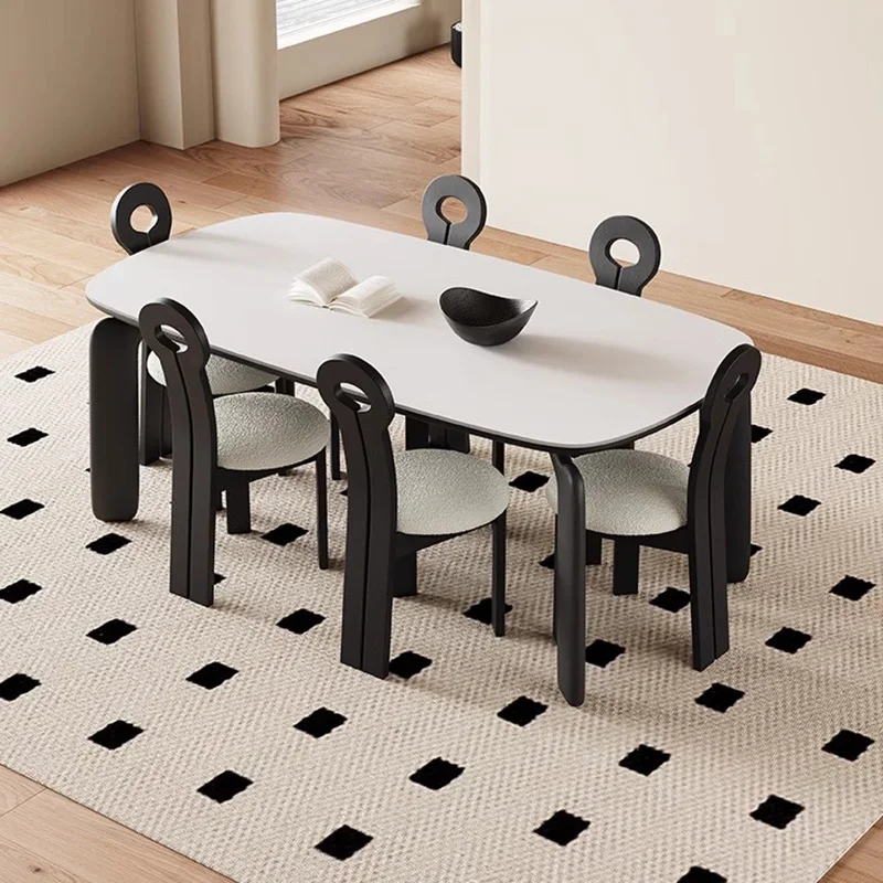 

Bedroom Salon Dining Table Set Dinner Nordic Garden Vanitycoffee Table Kitchen Wood Coiffeuse Living Room Sets Furniture