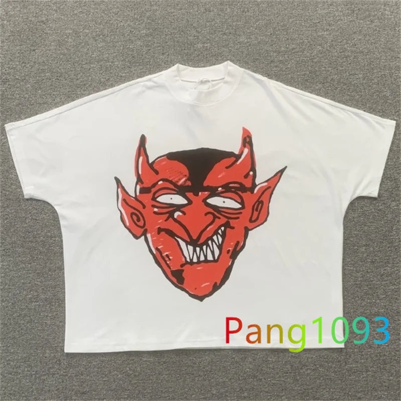 

Blutosatire Red Logo T Shirt Men Women White T-shirt Oversize Half sleeved Tee Tops