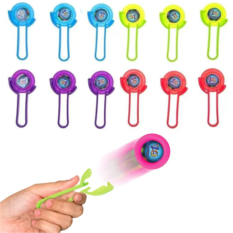 Catapult Launcher Disc Fun Slingshot Kids Party Gift Birthday Gift Outdoor Finger Catapult Launcher Training Toy