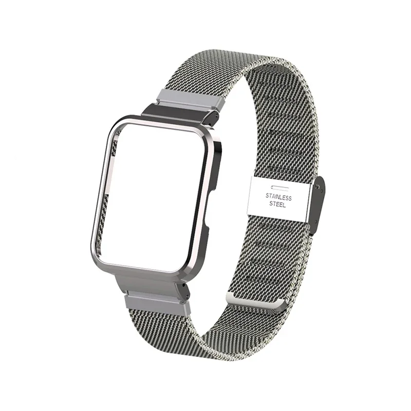 Magnetic Loop & Case Protector with Stainless Steel Bracelet and Metal Strap Cover