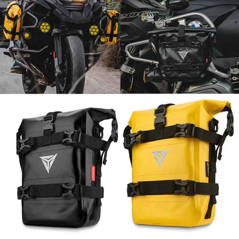 Sac De Rangement / Sacoche Étanche Pour Cadre BMW GS (R1200GS, R1250GS, F750GS, R1200R) - Neuf Noir