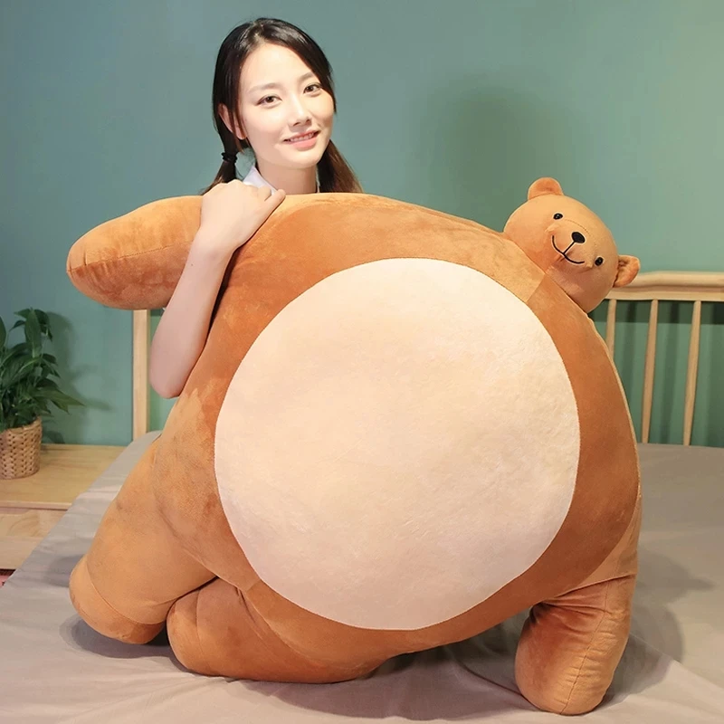 1pc 45/70cm Kawaii Tiny Head Teddy Bear Plush Toys Giant Animal Bear Pillow Stuffed Soft for Children Girls Birthday Gifts