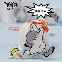 Anime Sharkitty Keychain Game Figure Acrylic Pendant Jewelry Key Chain Fan Gift Handbag Keychains KeyRing 1