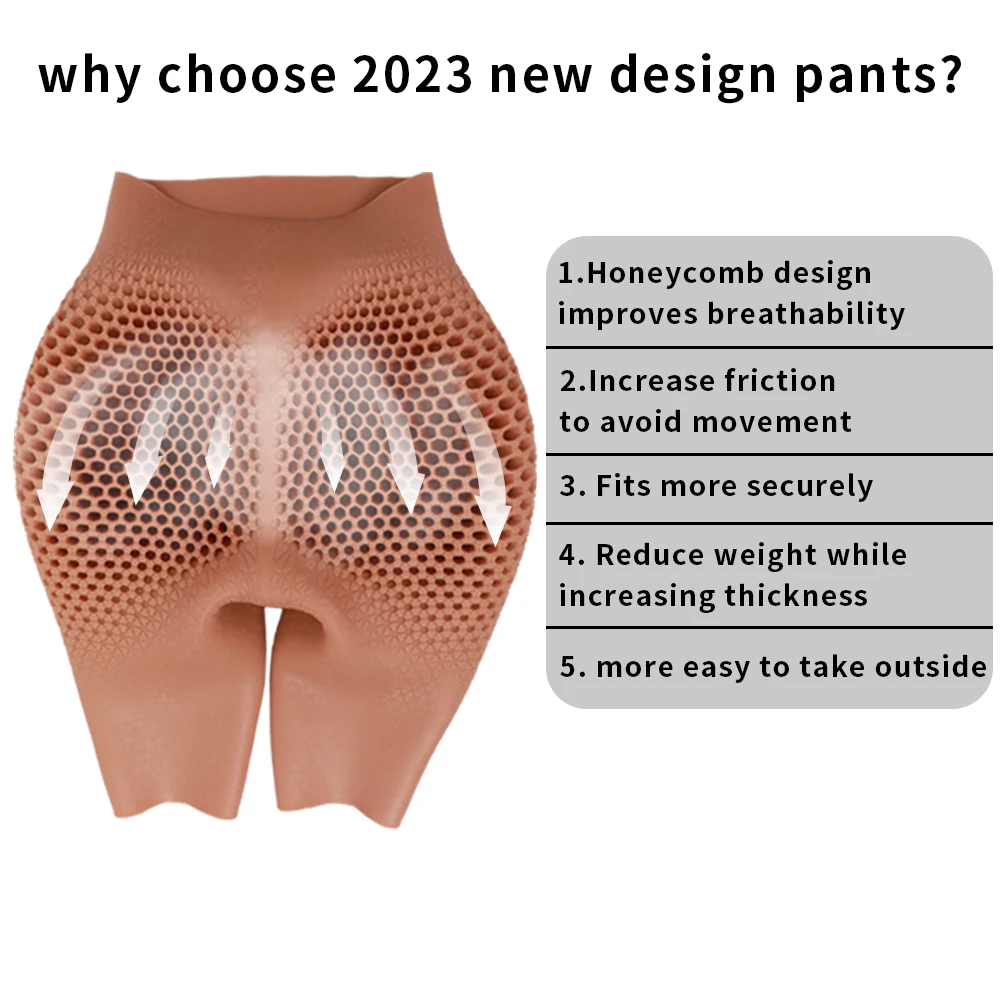 RIEZRS Siliconen Slipje Realistisch Gewatteerde Shorts Met Buttlift Enhancer Gevoerde Push-Up Panty voor Crossdresser Drag Queen,Color 1,basics RIEZRS Siliconen Slipje Realistisch Gewatteerde Shorts Met Buttlift Enhancer Gevoerde Push-Up Panty voor Crossdresser Drag Queen,Color 1,basics