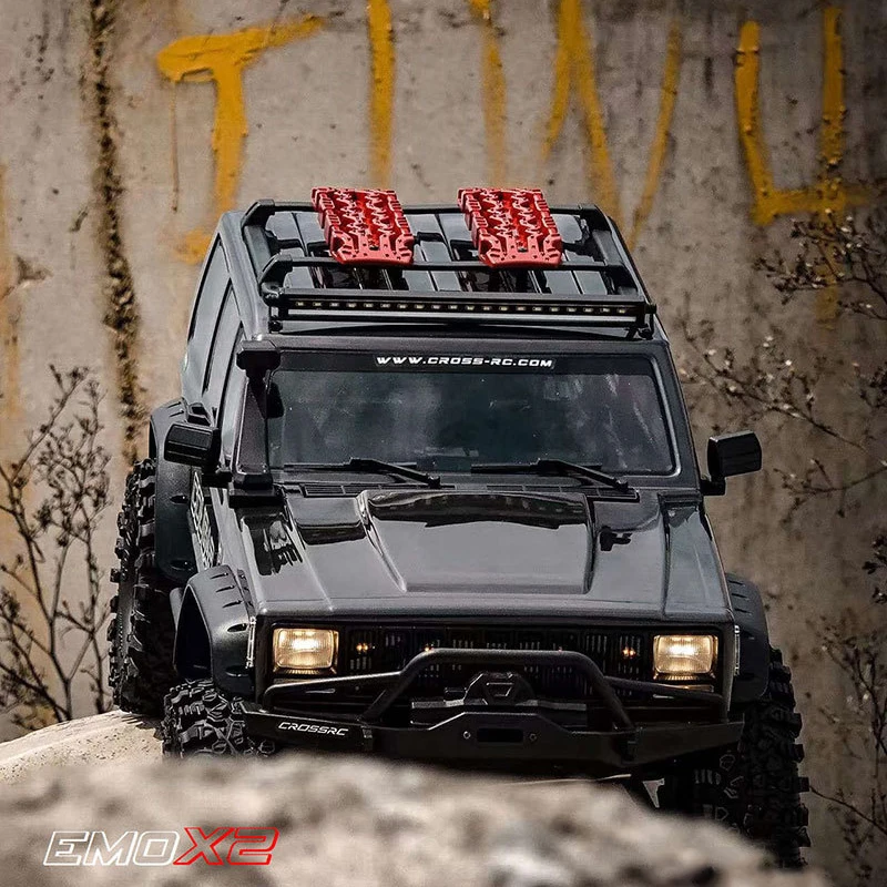 Crossrc Emox2 Full Scale 1/8 Large Cherokee 4wd Off Road Climbing Vehicle Rc Remote Controlled Hardcore Off Road Vehicle Gifts 4