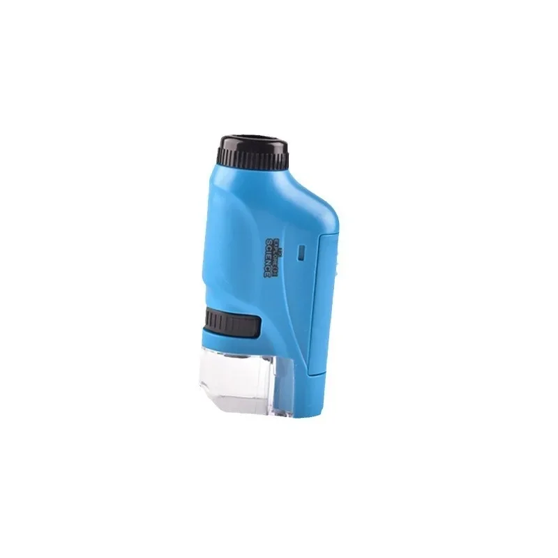 Handheld Microscope Battery Powered With LED Light Kids Science