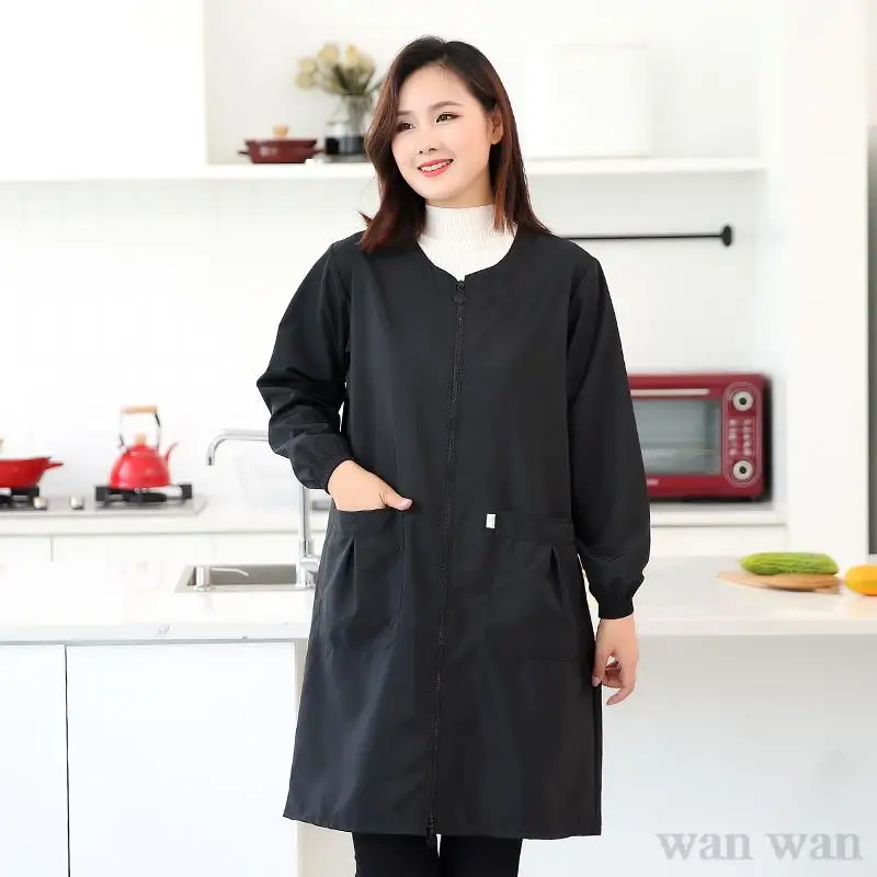 Dog Grooming Uniform Pet Groomer Waterproof Gown Hairdressing Work Clothes Beauty Salon Robe Hairdresser Uniforms Women Y1110 5