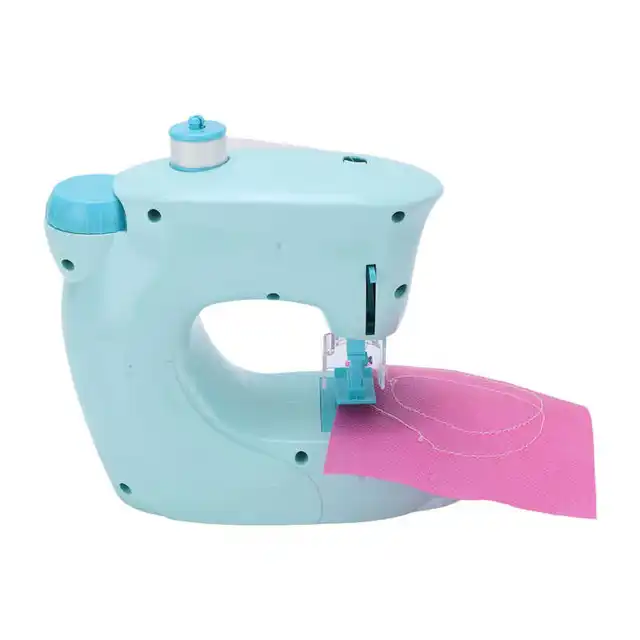 Electric Mini Sewing Machine Toys Educational Interesting Kids Girls Children Pretend Play Housekeeping Sewing Machine Toy Kit 5