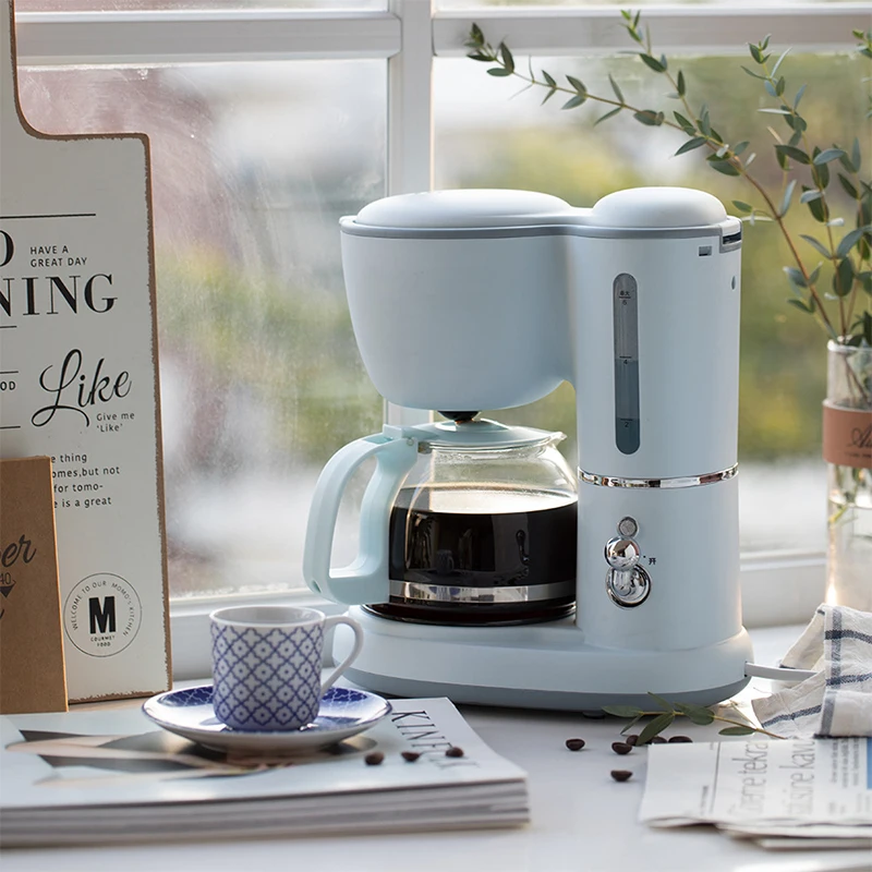 Coffee Machine Household Appliance m&aacute;quina de caf&eacute; American Drip Automatic 0.6 Liters, Can Keep Warm Coffe Maker,