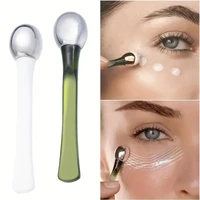 1pc Eye Roller Massage Stick Eye Cream Applicator Cosmetic Spatula Anti Wrinkle Facial Spoon Gold Alloy Face Thin Skin Care Tool 3