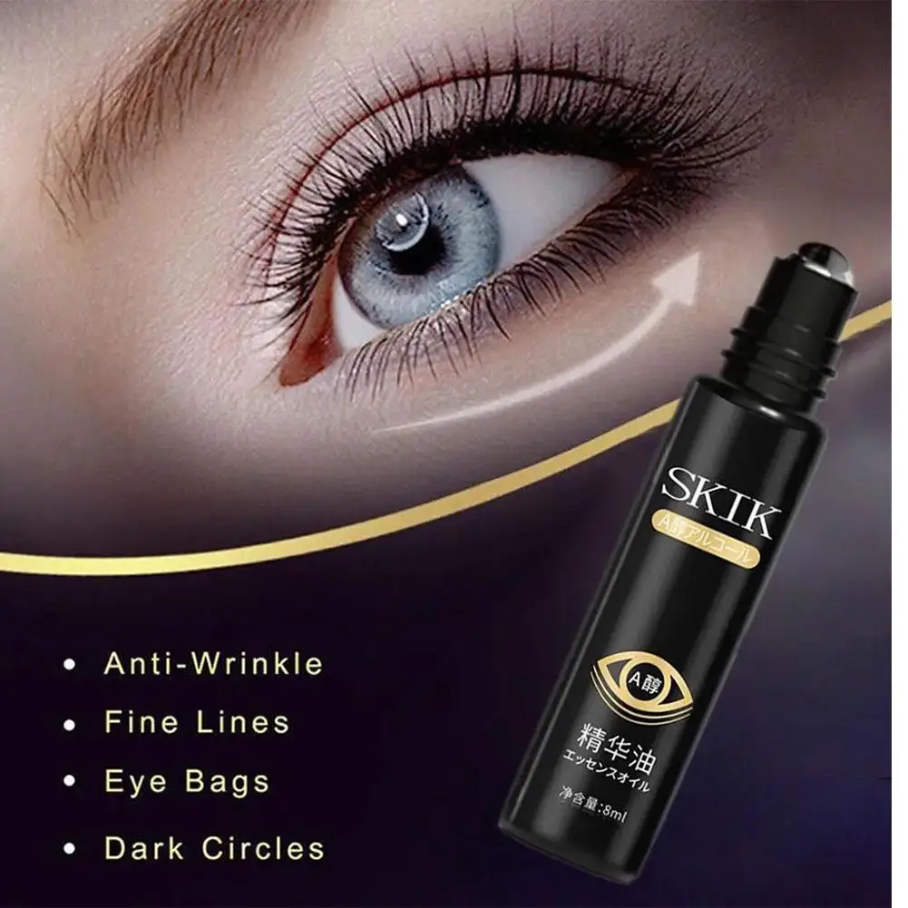 A. Alcohol Anti-Wrinkle Eye Essence Oil Anti-aging Remover Dark Circles Eye Care Against Puffiness Bag Skin Care Wholesale 2023