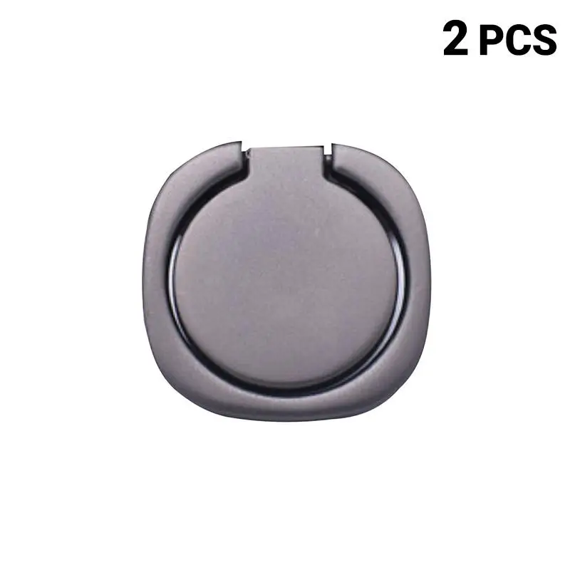 Dual Metal Phone Ring Holder with 360° Rotation and Strong Adhesive - Ideal Anti-Drop Grip for Everyday Use and Travel